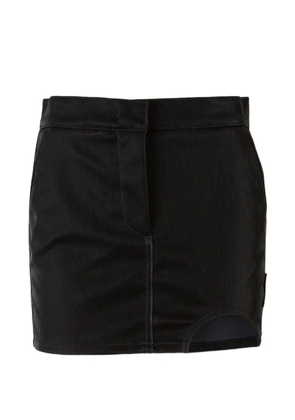 Off-White cut-out-detail mini skirt - Black