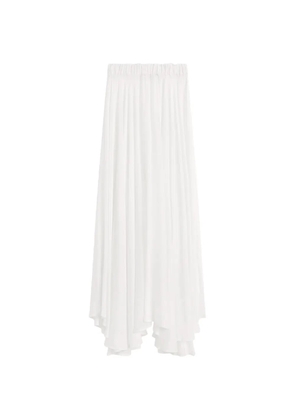 BONDI BORN Cremona flared maxi skirt - White