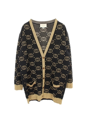 Gucci Pre-Owned Interlocking G pattern cardigan - Black