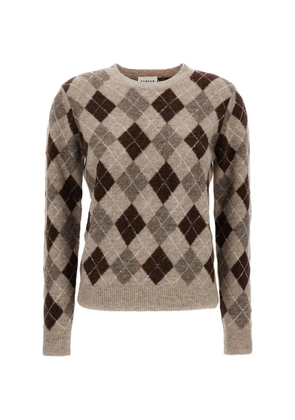 P.A.R.O.S.H. argyle-knit sweater - Neutrals