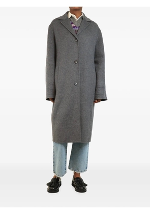 JOSEPH single-breasted cashmere coat - Grey