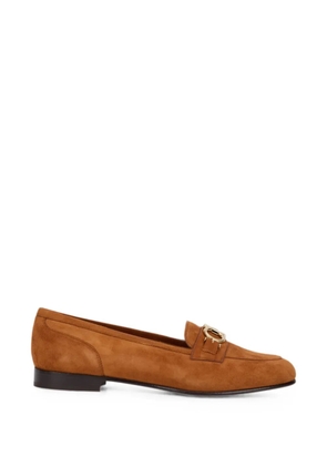 Ferragamo leather loafers - Brown