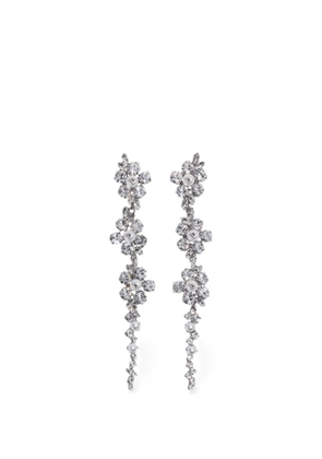 Simone Rocha floral-drip earrings - Silver