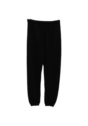 Le Mont Saint Michel Mononoke-print knitted sweatpants - Black