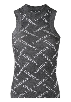 COUNTY OF MILAN County knitted top - Black