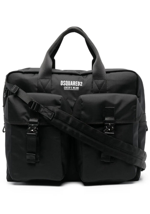 DSQUARED2 double-patch laptop bag - Black