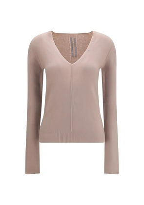 Rick Owens V-neck sweater - Neutrals
