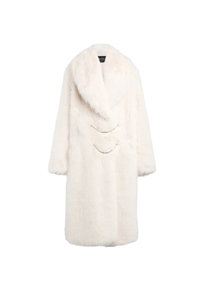 DONDUP faux-fur coat - Neutrals