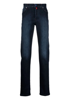 Kiton straight-leg denim jeans - Blue