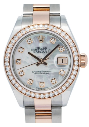 Rolex Datejust diamond 28mm watch - White