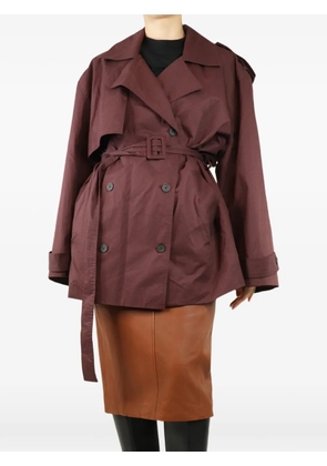 Marcella Gaia belted trench coat - Brown