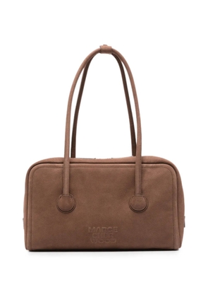 Marge Sherwood logo-debossed shoulder bag - Brown
