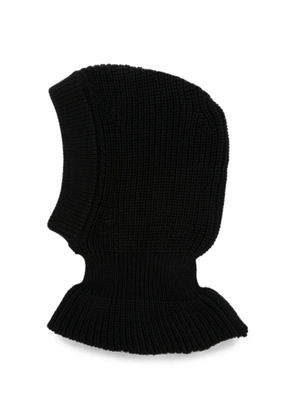 LEMAIRE ribbed-knit balaclava - Black