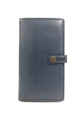 CHANEL Pre-Owned interlocking-CC wallet - Blue
