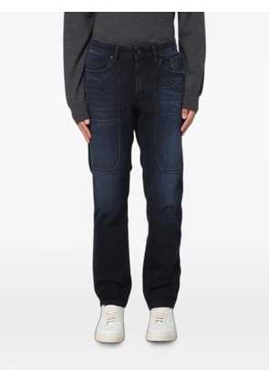 JECKERSON panelled slim-fit jeans - Blue