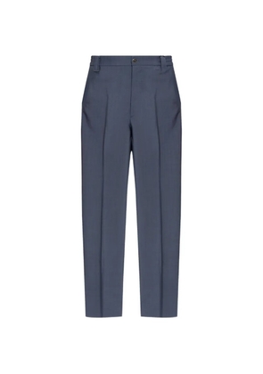 Versace pressed-crease trousers - Blue