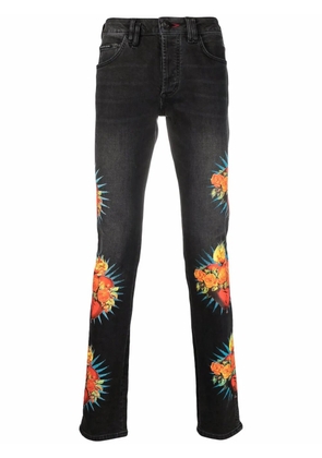 Philipp Plein straight-leg jeans - Black