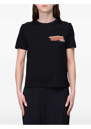 Max Mara logo-print cotton T-shirt - Black