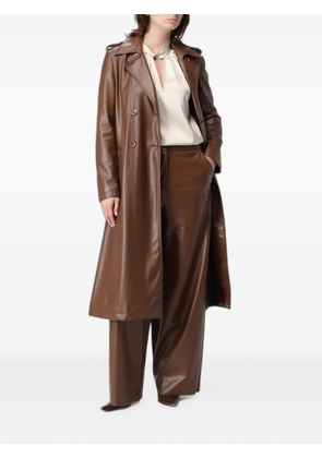 Hanita high-shine pants - Brown