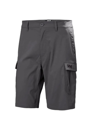 Helly Hansen logo-patch cargo shorts - Grey