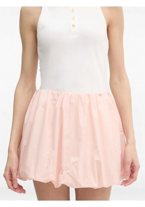 Gaudi gathered bubble-hem mini skirt - Pink