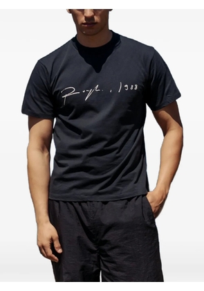 ROUGH. Signature logo-print T-shirt - Black