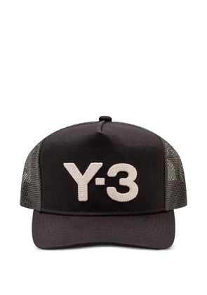 Y-3 logo-embroidered trucker cap - Black