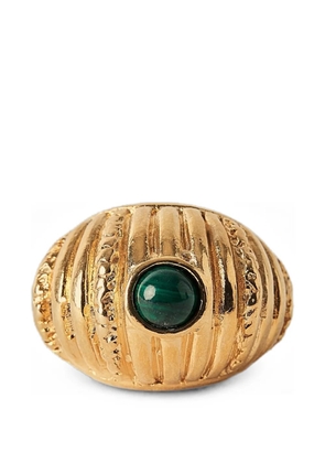 Paola Sighinolfi Reef malachite ring - Gold