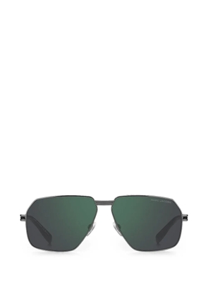 Marc Jacobs geometric-frame metal sunglasses - Grey