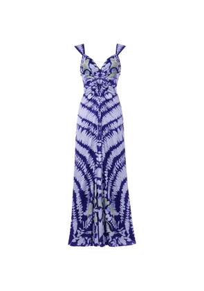 Temperley London Ivy floral-print maxi dress - Purple