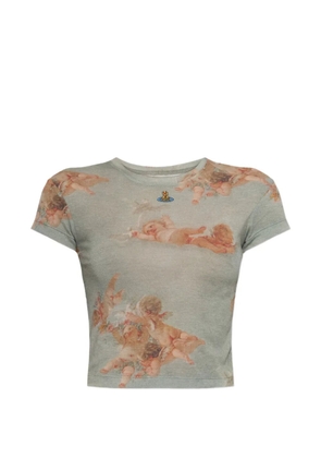 Vivienne Westwood Baby Peru cherub-print T-shirt - Grey