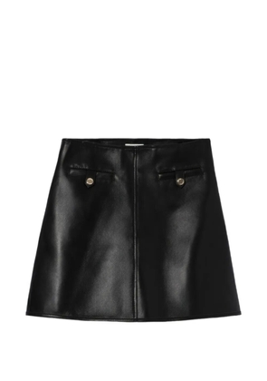 Claudie Pierlot A-line leather skirt - Black