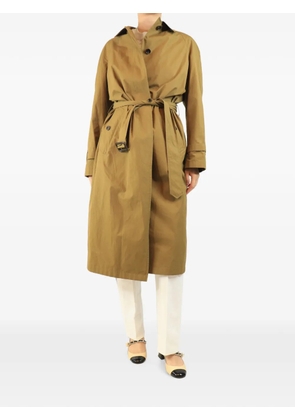 Margaret Howell buttoned belted trench coat - Neutrals