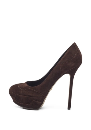 Sergio Rossi platform pumps - Brown