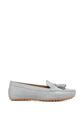 Geox Kalistena tassel-detail suede loafers - Grey