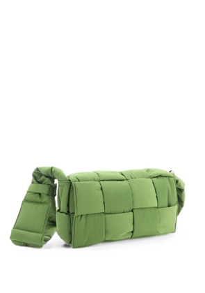 Bottega Veneta Pre-Owned Padded Tech Cassette Intrecciato Nylon crossbody bag - Green