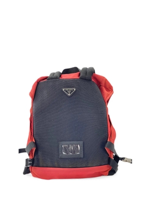 Prada Pre-Owned 2000s buckle-fastening backpack - Red