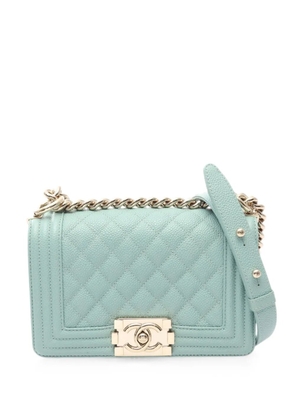 CHANEL Pre-Owned 2019 Boy Chanel shoulder bag - Blue