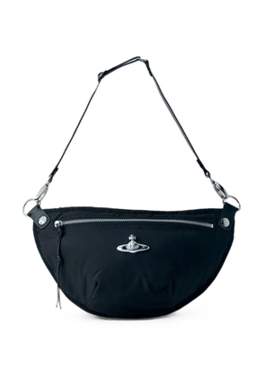 Vivienne Westwood Orb plaque shoulder bag - Black