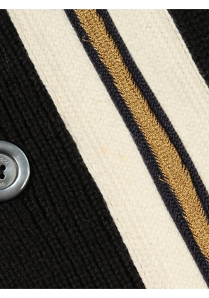 Gucci Pre-Owned 2000s Bee patch cardigan - Black