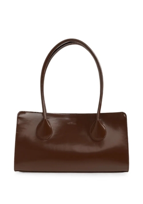 Lié Studio Lou patent leather shoulder bag - Brown