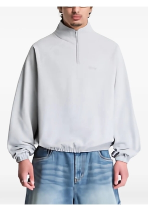 dime quarter-zip sweater - Grey