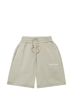MKI Miyuki Zoku MKI logo-print drawstring shorts - Neutrals