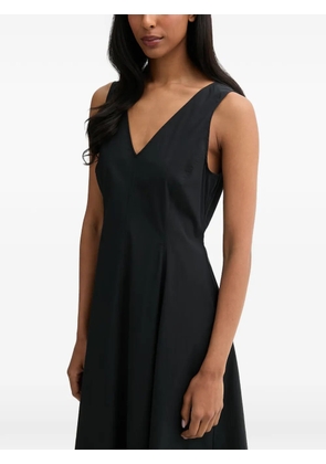 Marc O'Polo V-neck sleeveless midi dress - Black