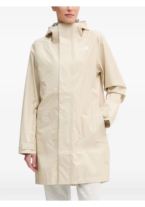 The North Face waterproof packable hooded parka coat - Neutrals