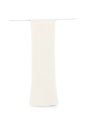 Liviana Conti ribbed-knit scarf - Neutrals
