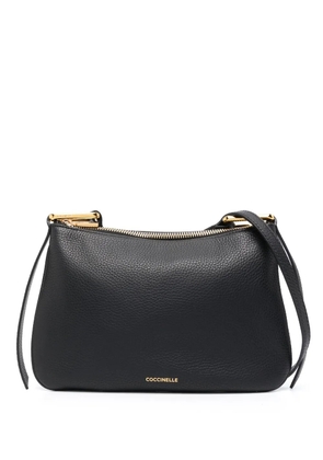 Coccinelle pebbled leather crossbody bag - Black