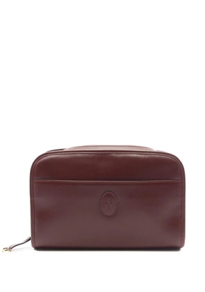 Cartier 1970-1980 Leather Must De Cartier clutch bag - Red