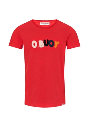 Orlebar Brown graphic-print T-shirt - Red