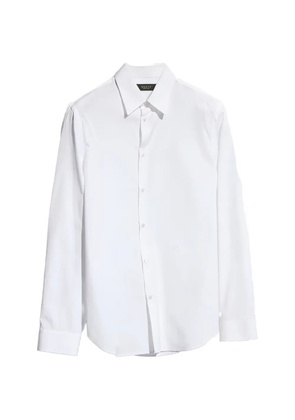 Gucci Interlocking G-embroidered long-sleeve shirt - White